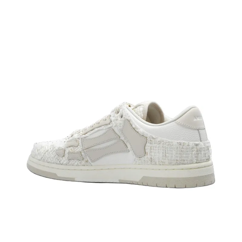 AMIRI Skel Top Low Alabaster Boucle-4