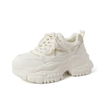 HUANAI Breathable Height Increasing Low-Top Casual Shoes Unisex
