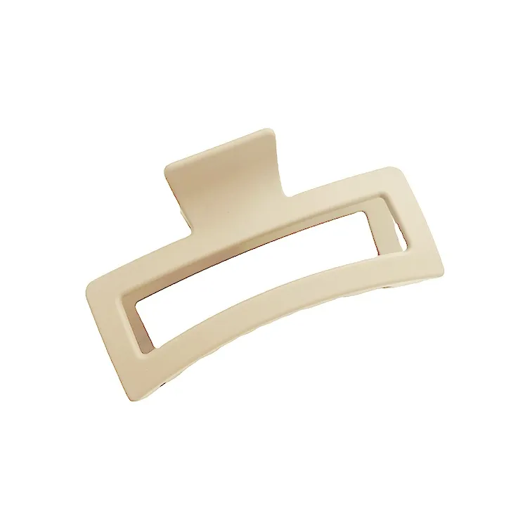 Kelanxi Resin Hair Clips Women's Beige/Coffee-0