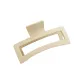Beige Square Large Hair Clip