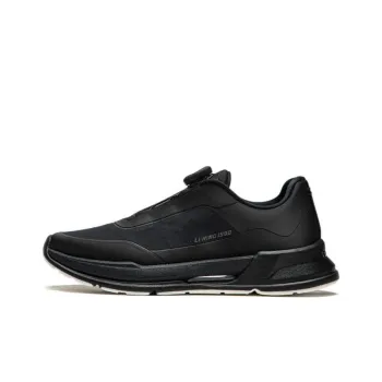 LI NING 1990 Cushioning Height Increasing Rebound Casual Running Shoes Women's Black