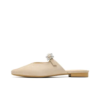 EBLAN Wrap toe Slippers Women's Beige