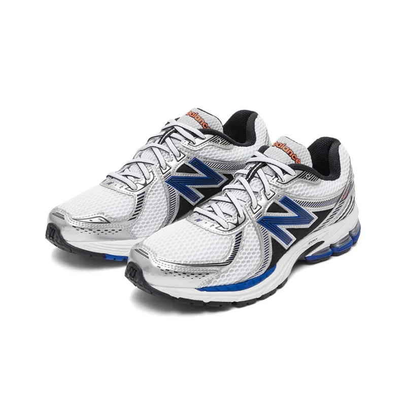 New Balance 860v2 White Team Royal Silver-3