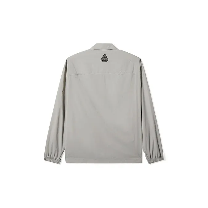Cabbeen Jackets Coats Men's Light Gray-1
