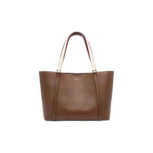 BALLY Large Code Leather Tote Bag