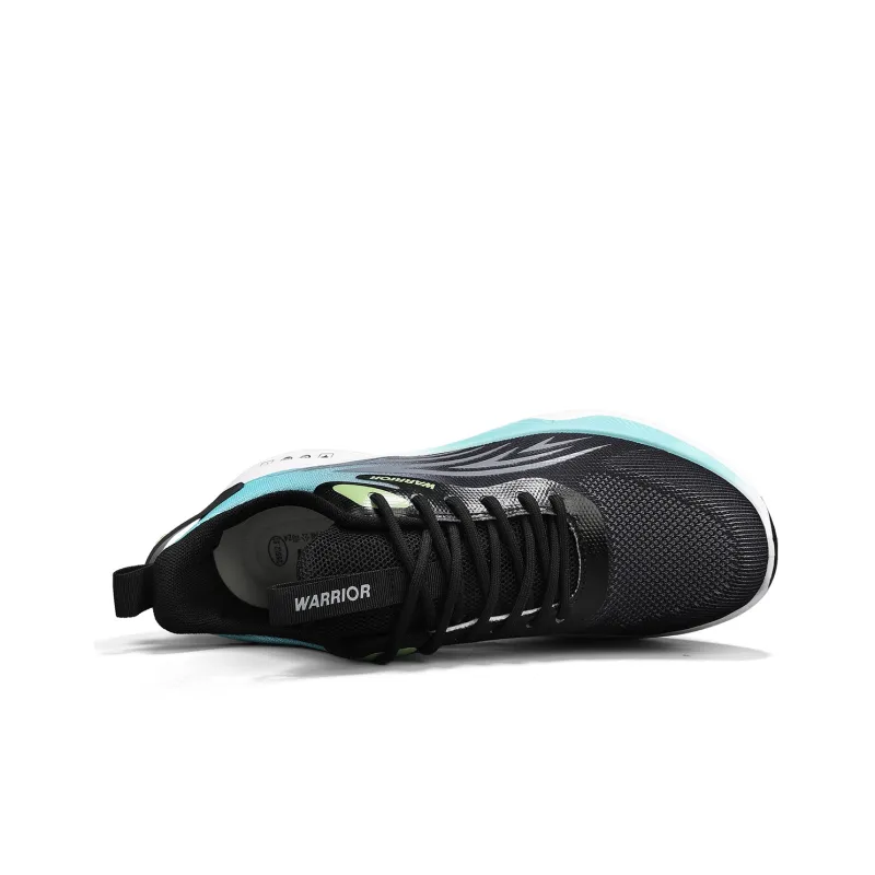 Warrior Durable Breathable Lightweight Low Top Casual Running Shoes Men's Black Moon-5