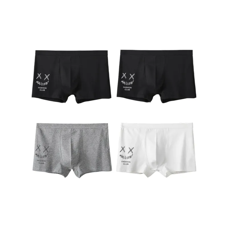 H YXIANG Underpants Men's 4 Pack-5