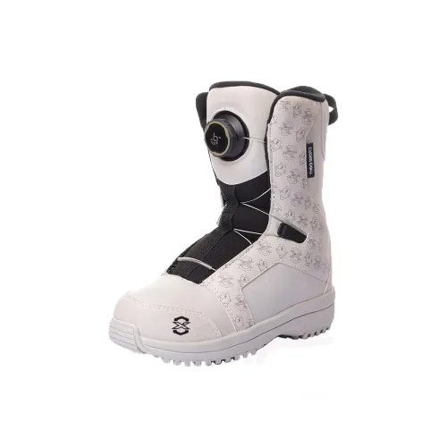CROSSEIGHT Gray Single Snowboard Ski Boots Kids'