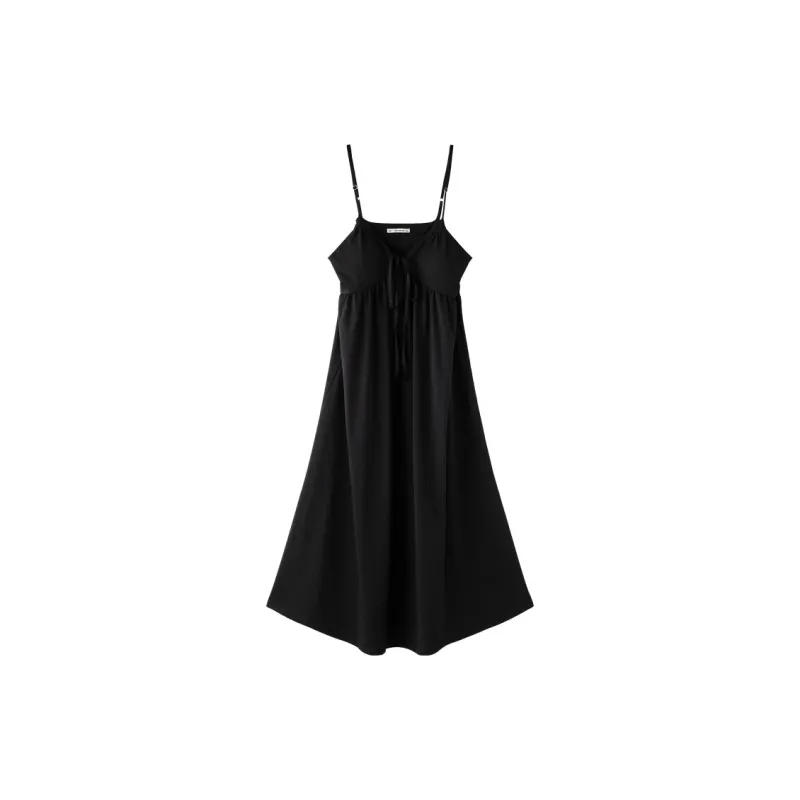 MEITENG Nightgown Women's Black-0