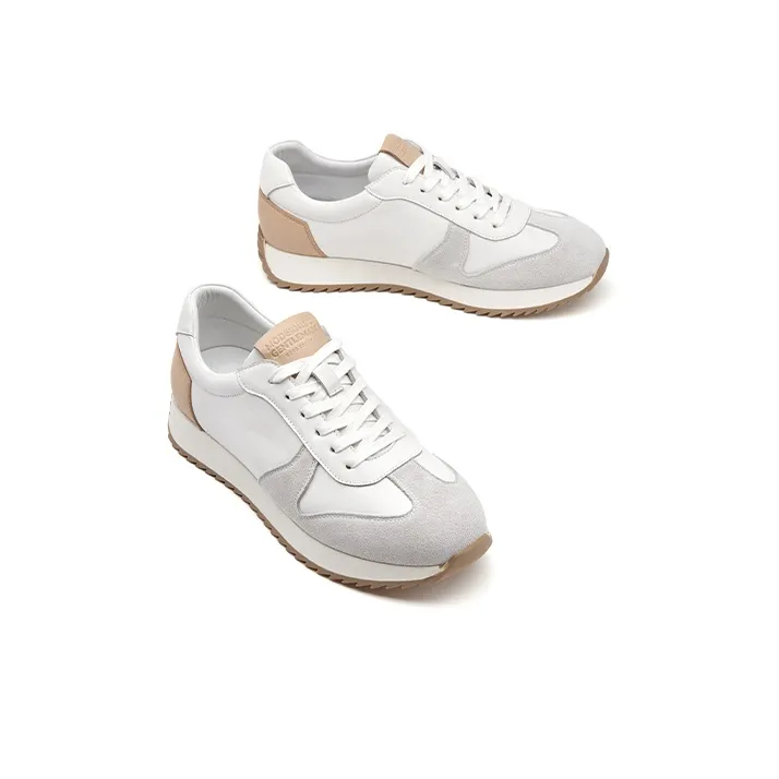 Beau Today Casual Shoes Men's Beige White Brown-2