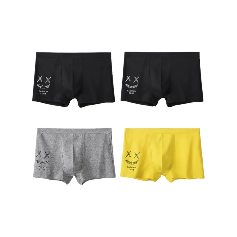 H YXIANG Underpants Men's 4 Pack-6