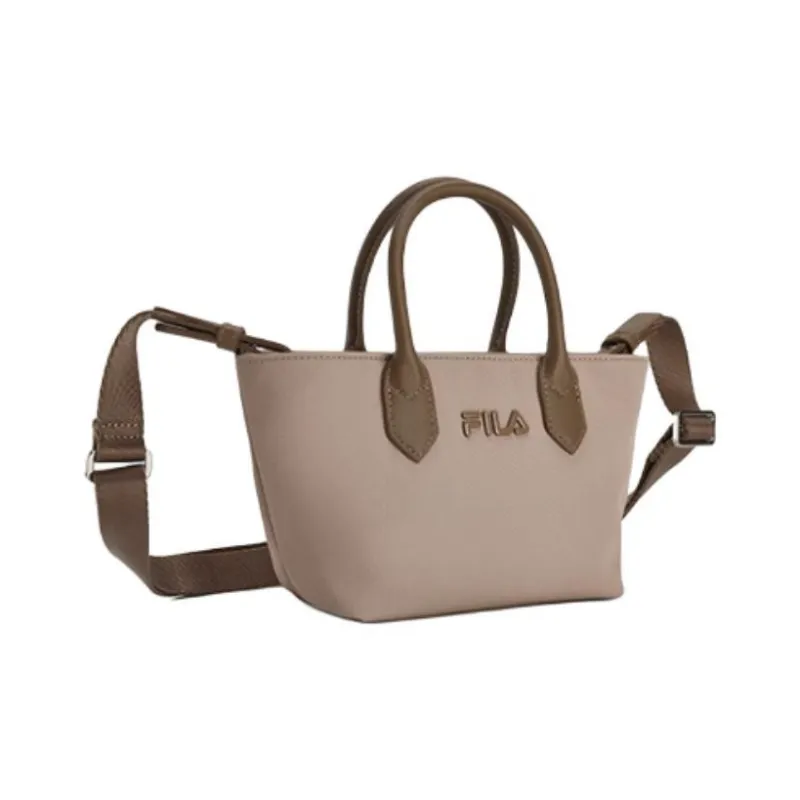FILA Fabric Crossbody One Shoulder Handbag Mini Women's Light Brown-2