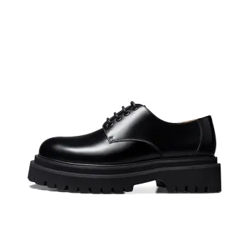 THOM WILLS Cleanfit Calfskin Derby Shoes Casual Shoes 5cm Men's Black