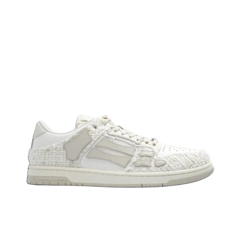 AMIRI Skel Top Low Alabaster Boucle-1