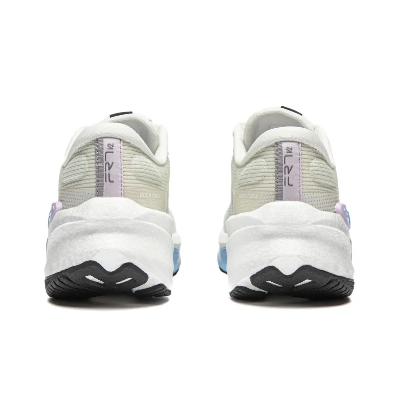 LINING Furious Rider 7.0 V2 Running Shoes Women's Low Top Ivory/Black/Sky Blue-5