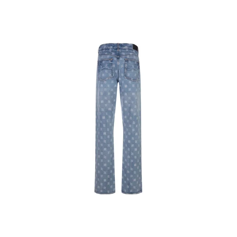 AMIRI Ma Paisley Jacquard Straight Jean-1