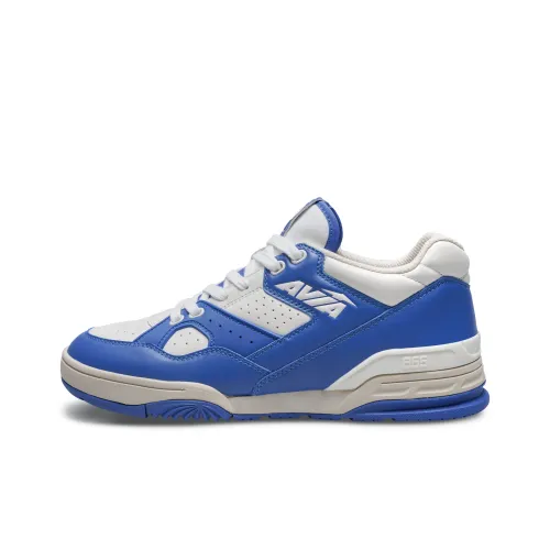 AVIA 855L Series Vintage Basketball Shoes Men Low-Top White/Blue