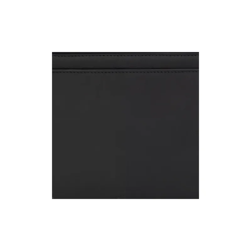 SAINT LAURENT Calfskin Shinny Leather Bill Pocket Clutch Regular Men's Black-4