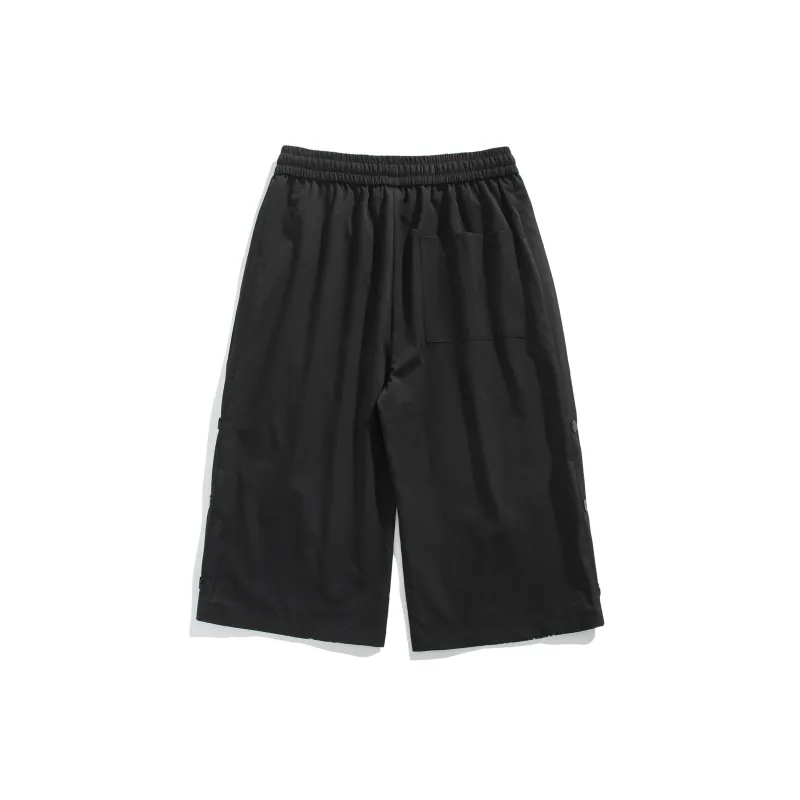 CHRROTA Casual Shorts Unisex Black-1