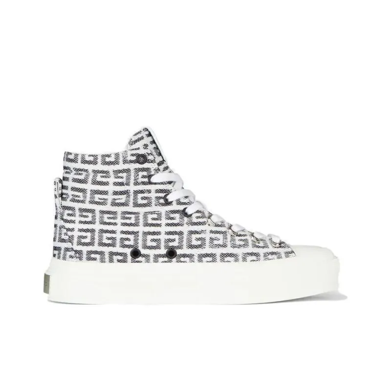 Givenchy High Top Stylish Skateboarding Shoes Women's Black White-1