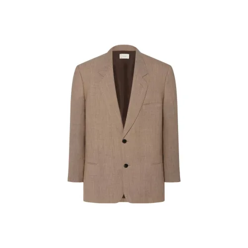 THE ROW Business Suits Men Taupe