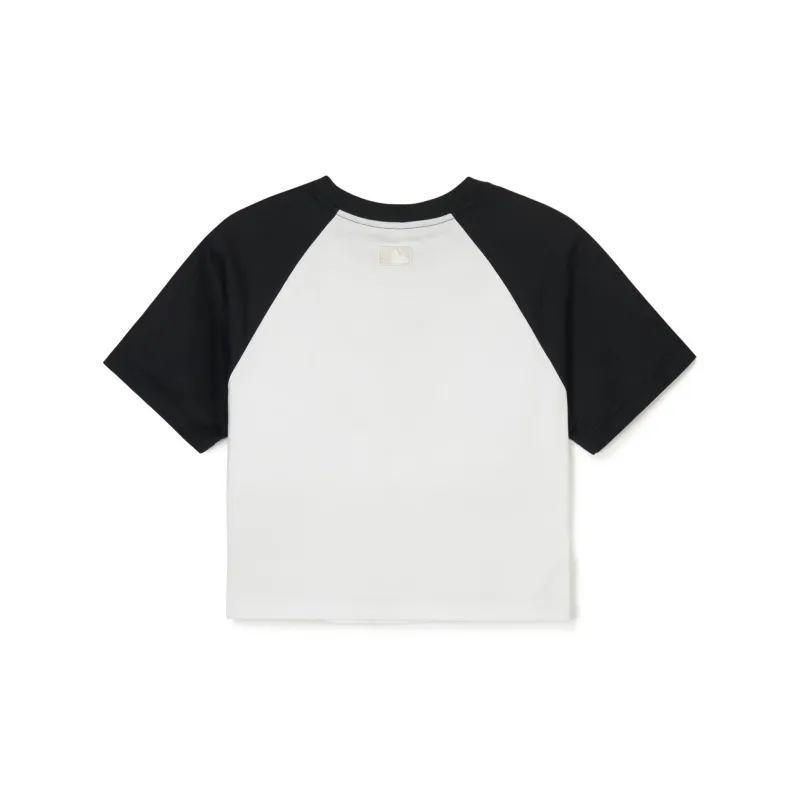 MLB Raglan Sleeve T Shirt Women's Ivory-1