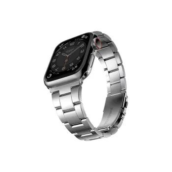 LeYu Self-Release Three-Bezel Apple Watch Band Unisex
