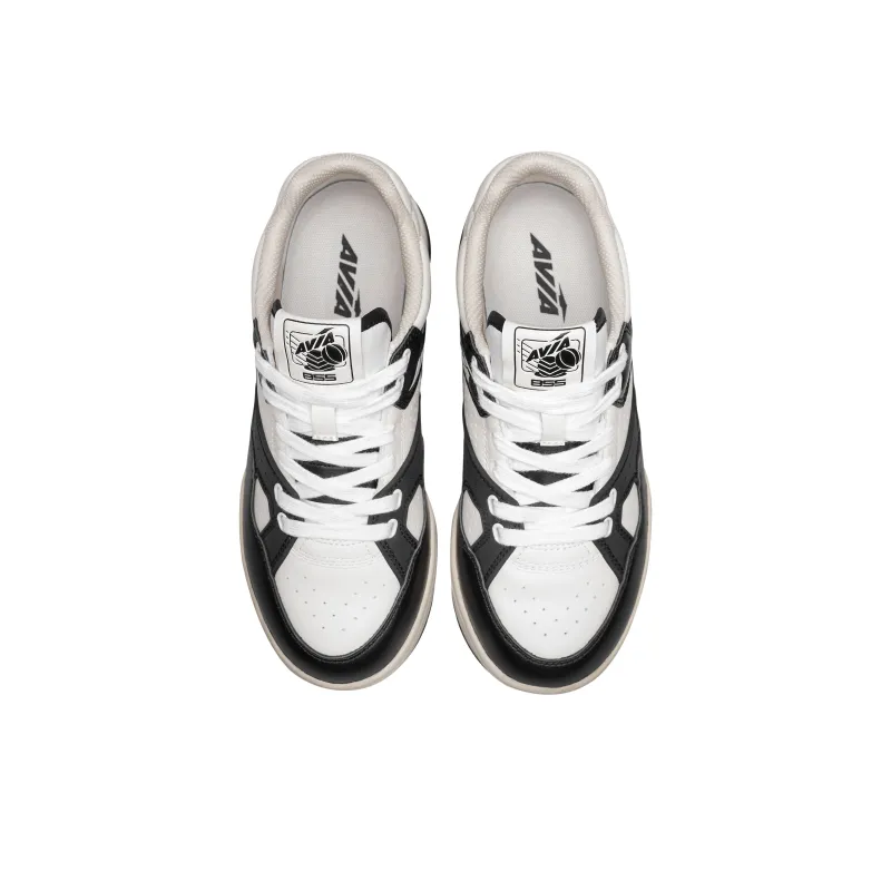 AVIA 855L Series Low Top Vintage Basketball Shoes Women's White Black-3