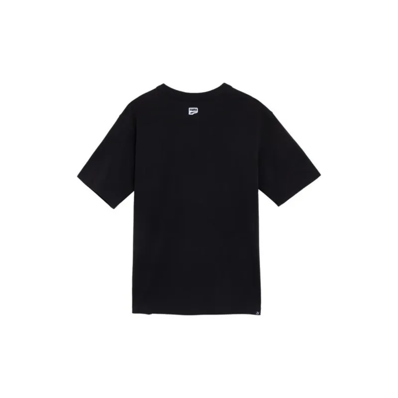 PUMA DOWNTOWN T Shirt Unisex Black-1
