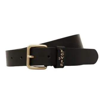Levi's Genuine Leather Belts Women's Black Width 3cm