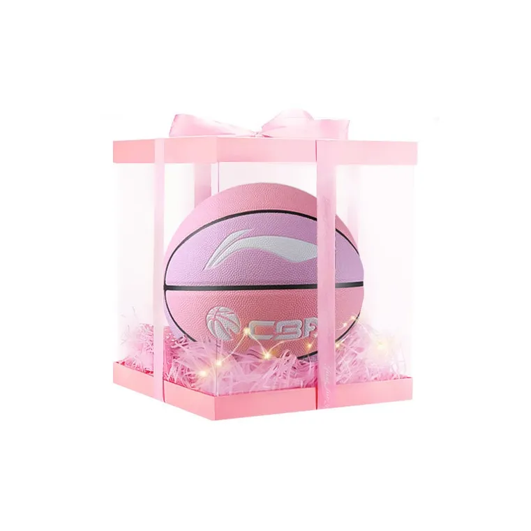 LiNing PU Basketball Purple Pink Size 7 Training-5