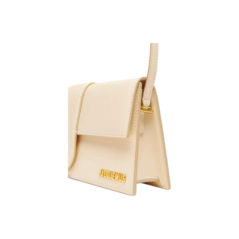 Jacquemus Le Bambino Cow Leather Handbag Shoulder Bag Women's Ivory-3