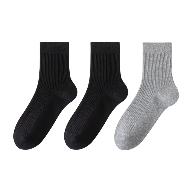 XXLLG Mid Calf Socks Men's 3 Pack-10