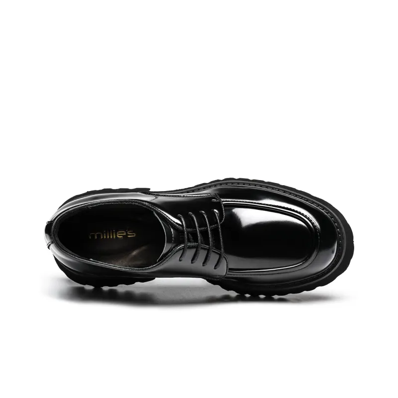 Millies Dress Shoes Men Low Top Black-3