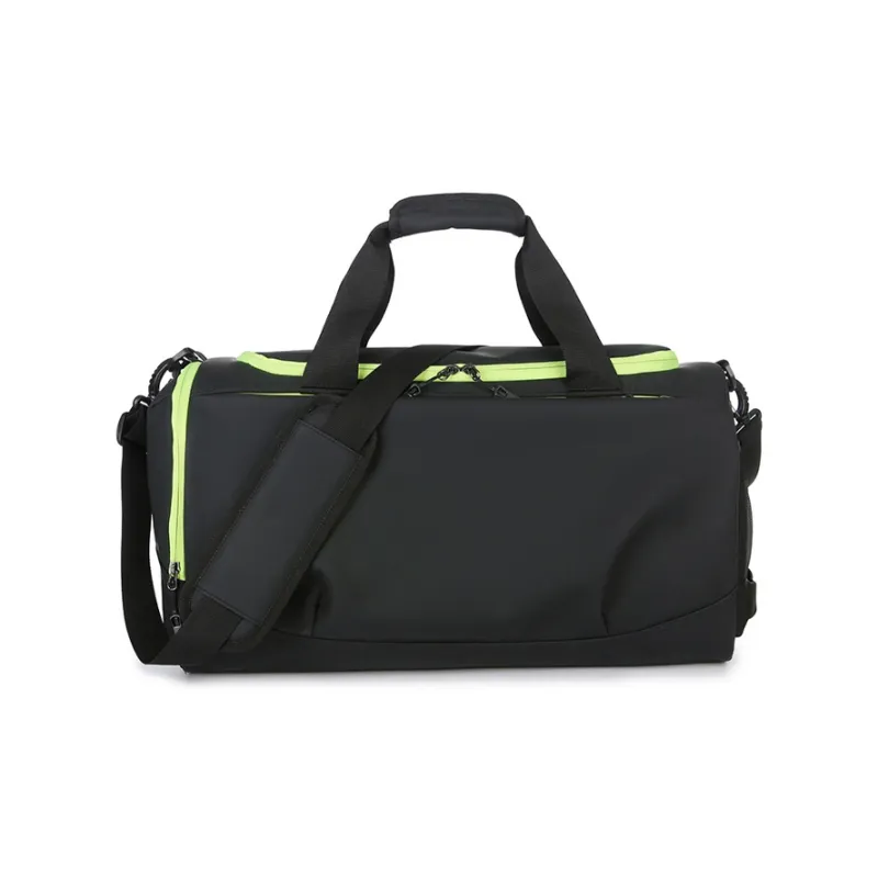 CMLZIUA Polyester Gym Bag Large Size Unisex Black/Yellow/Green-5