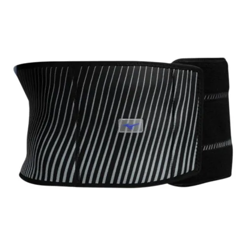 Mizuno Back Support Braces Fitness Breathable Protective Polyester Unisex