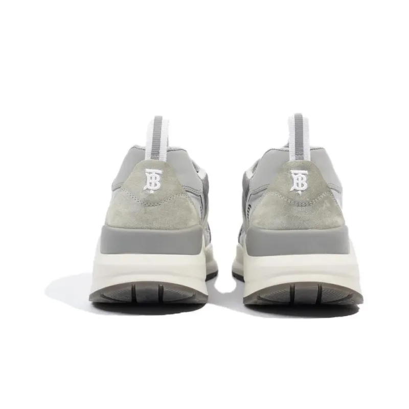 Burberry Cushioning, Wear Resistant Low Top Sports Casual Shoes Men's Gray-3