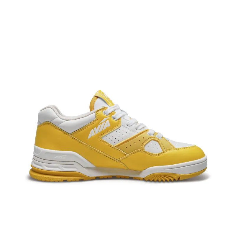 AVIA 855L Series Low-Top Lightweight Vintage Basketball Shoes Women's White Bright Yellow-1