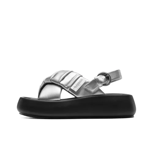 C°BANNER Beach Sandals Women's Silver