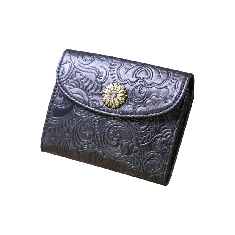 DOSRFINI Cow Leather Genuine Leather Wallet Unisex-0