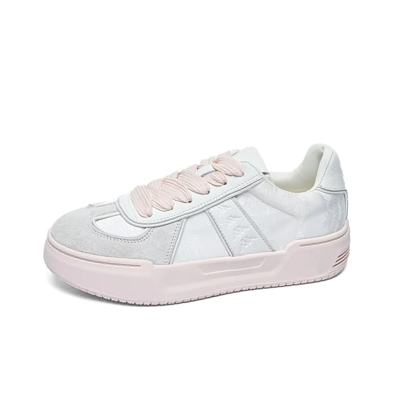 Kappa Slip Resistant, Abrasion Resistant, Impact Resistant, Quick Dry Low Top Skateboard Shoes Women's Classic White-2