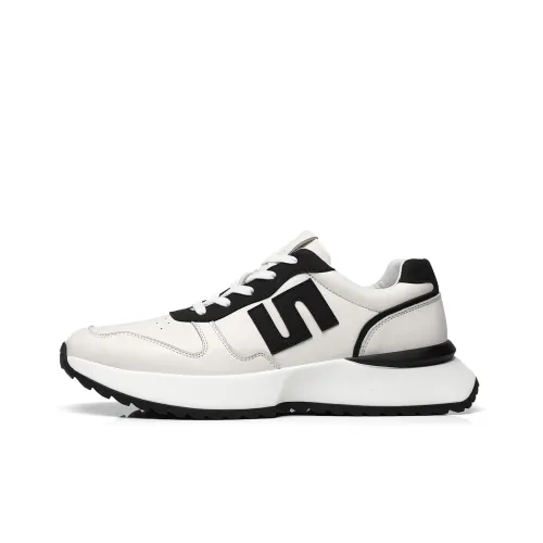15 MINS Wear-Resistant Low-Top Casual Shoes Men's White
