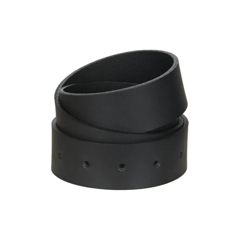 Levi's Letter Logo Print Leather Leather Belts Men's Black Width 3.5CM-1
