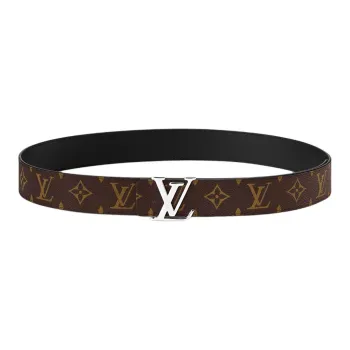 LOUIS VUITTON Lv Line Reversible Belt Monogram 40MM