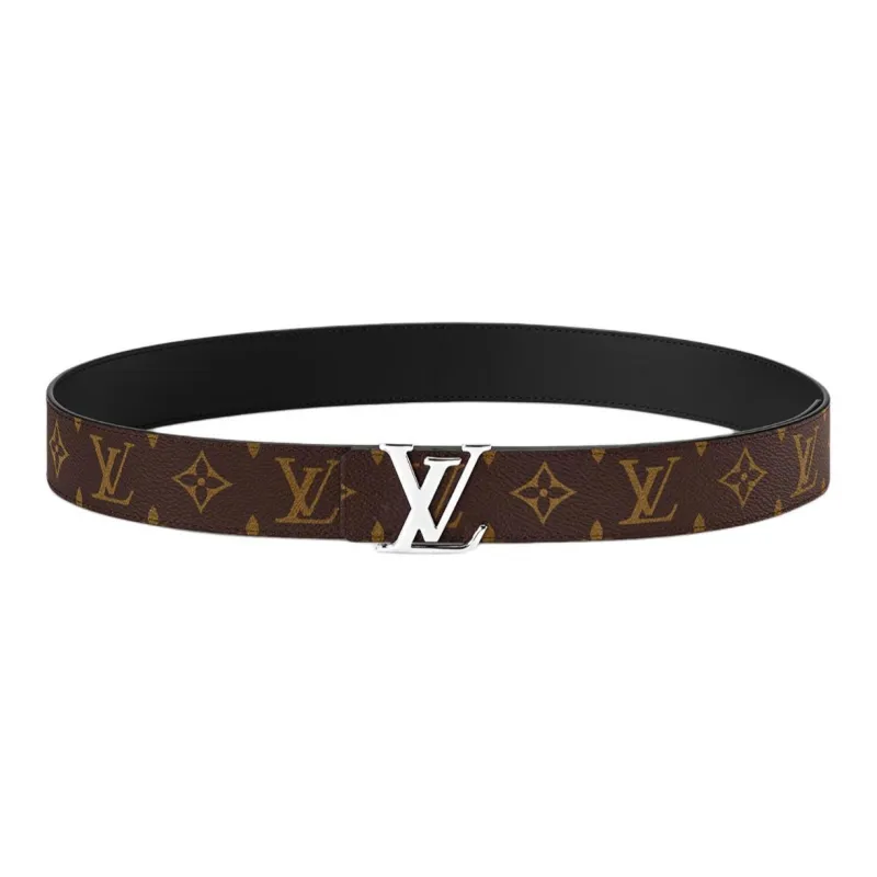 LOUIS VUITTON Lv Line Reversible Belt Monogram 40MM-0