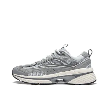 LiNing Comet LITE Cushioning Anti Slip And Wear Resistant Rebound Low Top Casual Shoes Men's Gray