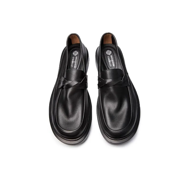 LEYGMENLG Loafers Men Black/Apricot/Coffee-7