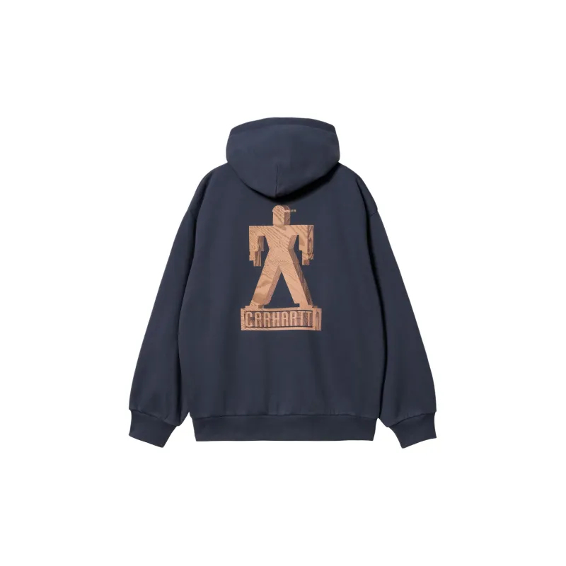 Carhartt WIP Hooded Built Sweat Jacket Jacket Unisex Navy-1