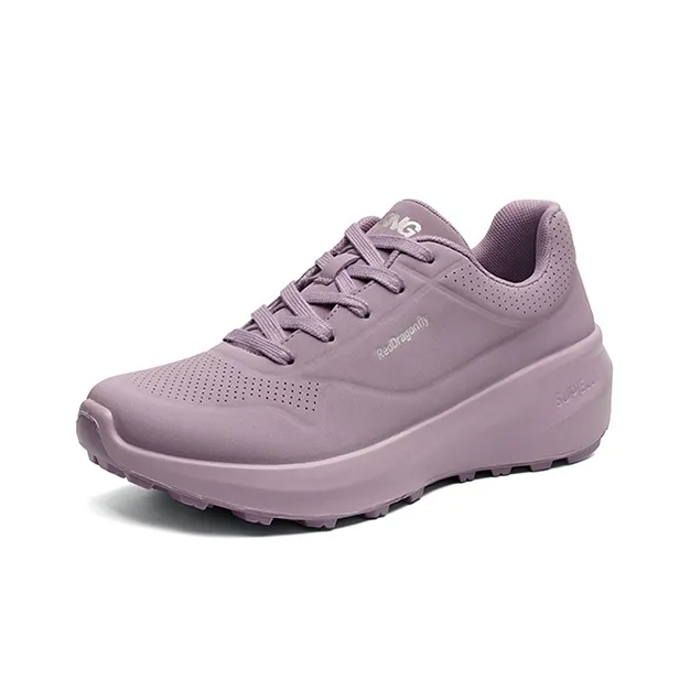 RED DRAGONFLY Running Shoes Women's Low Top White/Neon Green/Orange/Purple-19
