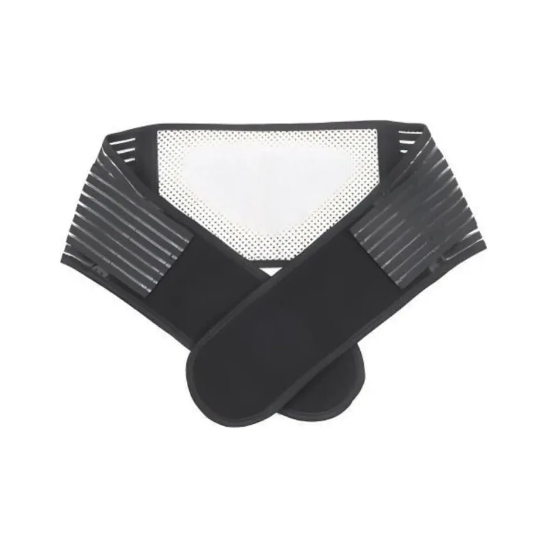 Topdomrus Back Support Braces Fitness Running Yoga Breathable Self-Heating Protective Black Unisex-1